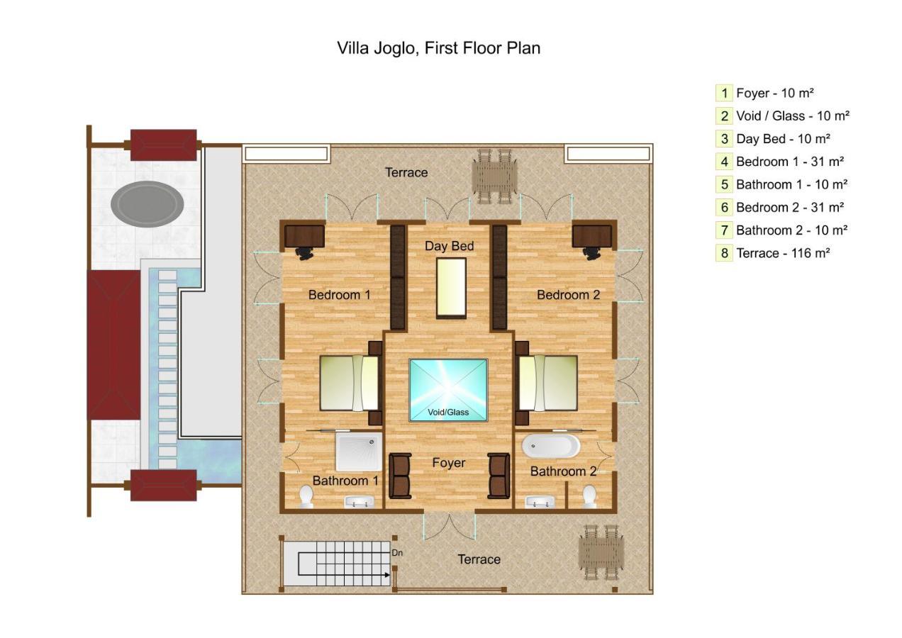 Oceanfront Citakara Sari Villas Candidasa Exteriör bild